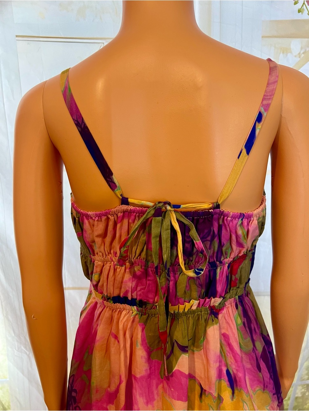 Steve Madden Pink and Purple Floral Mini Dress - Picture 6 of 7